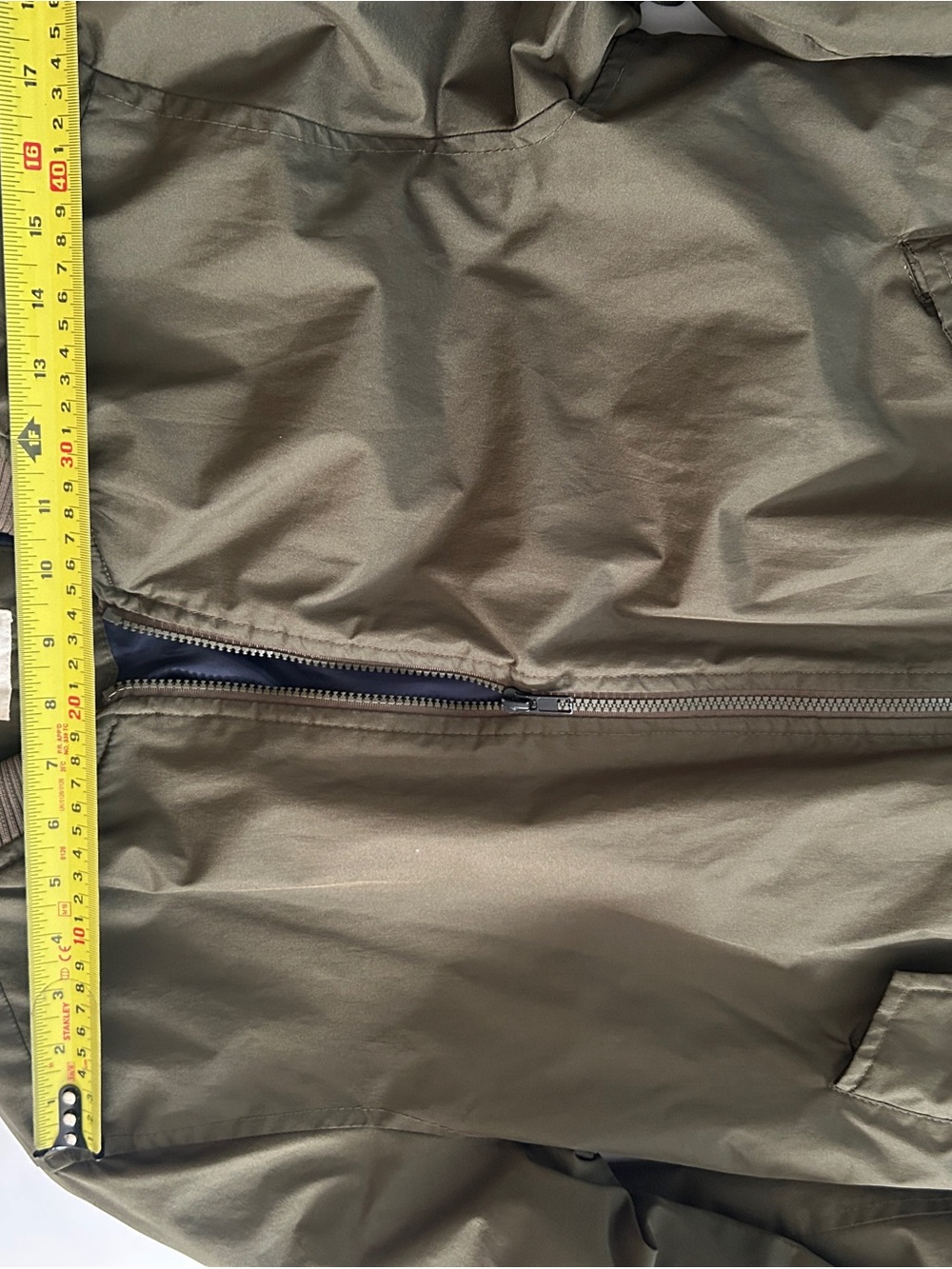 Zakbrand Men's Olive Bomber Jacket - Casual Zip Front - Picture 4 of 7